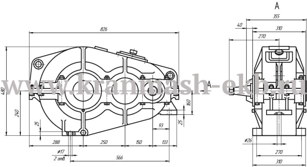 Редуктор ГПШ 400