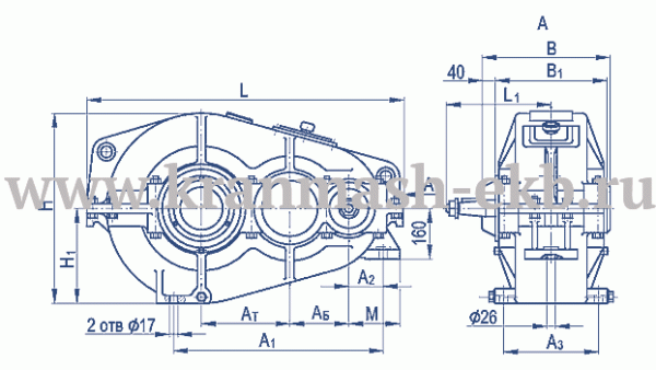 Редуктор ГПШ 500