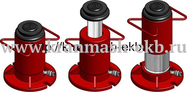 Домкраты грузовые с фиксирующей гайкой ДГ200П250Г Домкраты грузовые с фиксирующей гайкой ДГ200П250Г